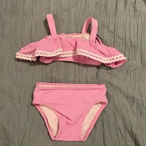 Janie and Jack Baby Pink two piece Swimsuit